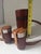 Vintage Paul Smith Leather Travel Cocktail Set With Stainless Cups & Flask - 13 pcs For Sale - Image 9 of 12