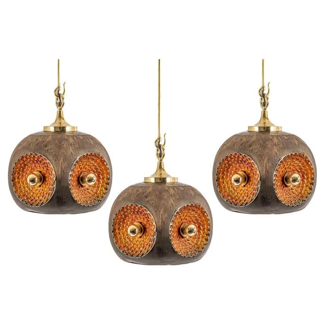 Ceramic Sputnik Pendant Light from Sische, Germany, 1970s For Sale - Image 14 of 14