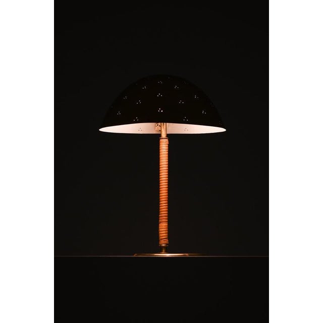 Helmet Table Lamp attributed to Paavo Tynell, 1940s For Sale - Image 10 of 12