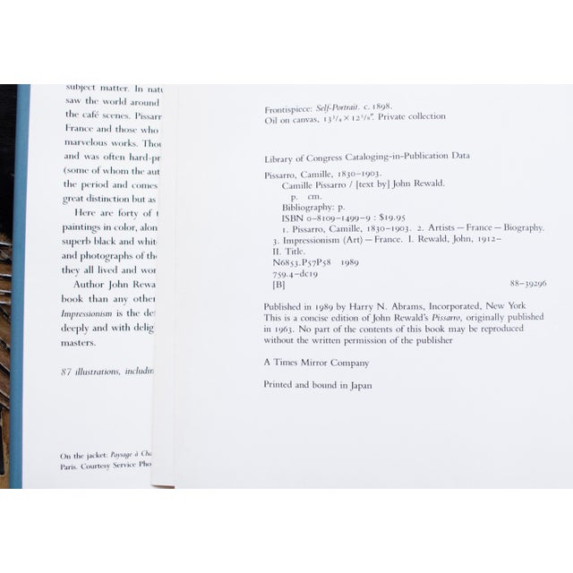 1989 "Pissarro" by John Rewald, Coffee Table Art Book For Sale In Dallas - Image 6 of 18