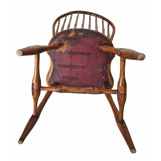 American Antique Bow-Back Windsor Side Chair For Sale - Image 3 of 6