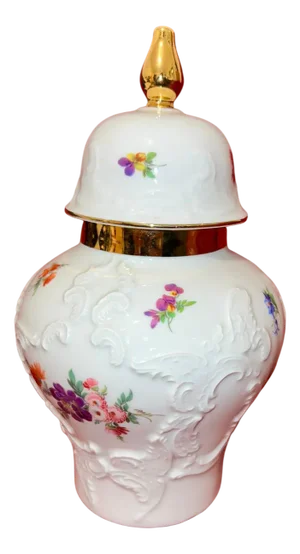 Lidded Vase from KPM Royal, 1975