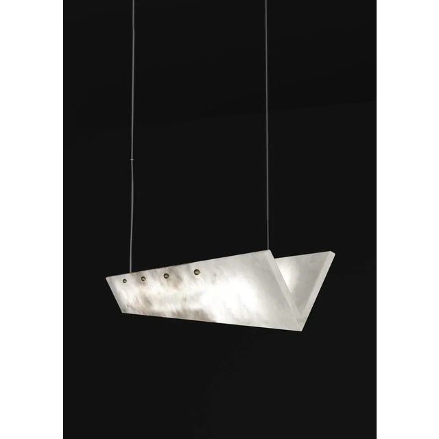 Contemporary Prometeo Pendant Lamp by Alabastro Italiano For Sale - Image 3 of 6