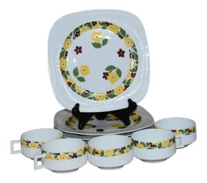 Mid-Century Limoges Haviland France "Buttercup" Plates - Set of 8