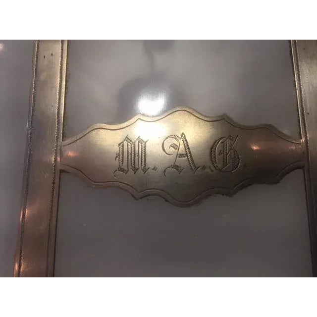 Metal 1900s Sterling Mounted Frencvh Opaline Box Box For Sale - Image 7 of 8