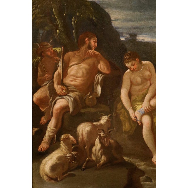 Baroque Nicola Malinconico, Nude, The Judgement of Paris, 18th Century, Oil Painting on Canvas, Framed For Sale - Image 3 of 14