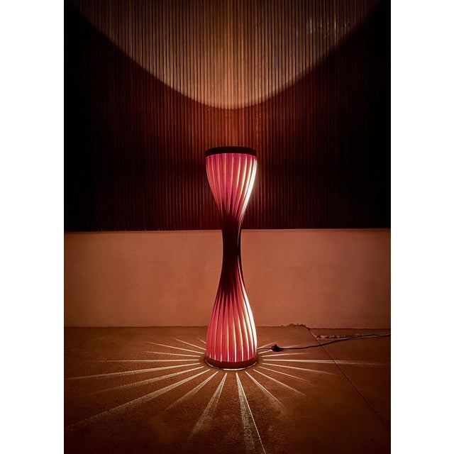 Boho Chic Swedish Floor Lamp in Pine by Hans-Agne Jakobsson for Ab Markaryd, 1960s For Sale - Image 3 of 18