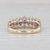 Gemstone Information: - Natural Rubies - Total Carats - 0.63ctw Cut - Marquise Brilliant Color - Red Treatment - Routinely...