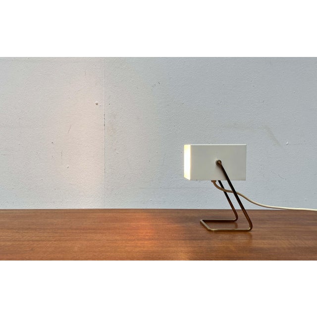 Mid-Century Modern German Cube Table Lamp from Kaiser Leuchten, 1960s For Sale - Image 4 of 18