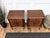 Brown Mid-Century Modern Italian Wood Nightstands, 1950s, Set of 2 For Sale - Image 8 of 11