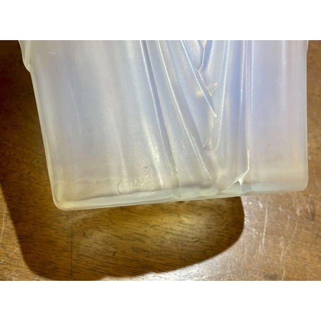 Pressed Glass Vase with Parakeets by Carrillo For Sale - Image 14 of 18