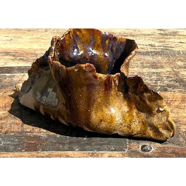 Late 20th Century Vintage Original Studio Pottery Pocket For Sale - Image 5 of 12