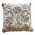 White Canvas With Blue Floral Design Decorative Pillows For Sale