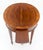 Brown Fine Oval Banded Top Inlayed Yew Wood Pull Out Tray Side End Table Night Stand For Sale - Image 8 of 12