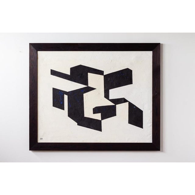 Werner Jansson, Abstract Composition, 1958, Oil Painting on Canvas, Framed For Sale - Image 14 of 14