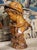 Pair of Antique French Carved Pine Busts of a Boy and a Girl, Circa 1900 For Sale - Image 17 of 18