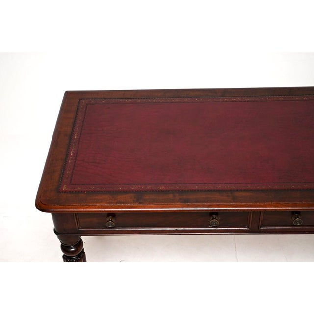 Antique Victorian Writing Table, 1850s For Sale - Image 6 of 11