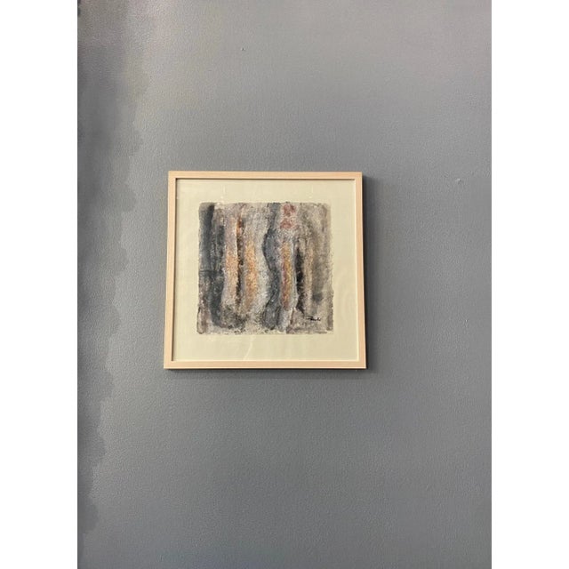 Pauli Gilbert, Séparer, 2002, Watercolor, Framed, in Flawless conditions. Designed from 2000 This piece has an attribution...