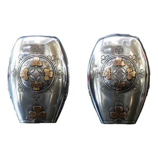 Vases from Cardeilhac, 1910s, Set of 2 For Sale