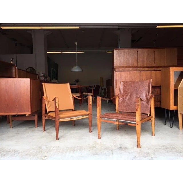 Original 50s! Newly sourced! Kaare Klint for Rudolf Rasmussen! Stunning and extremely rare two set of 50s original safari...