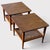 1963 Lane Walnut & Cane End Tables - Pair For Sale - Image 11 of 11