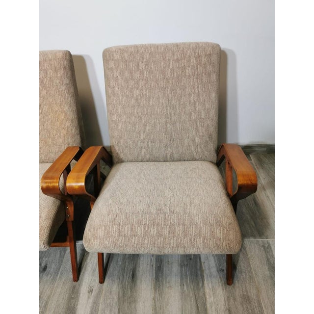 Set of Armchairs attributed to Frantisek Jirak for Tatra, 1960s For Sale - Image 12 of 18