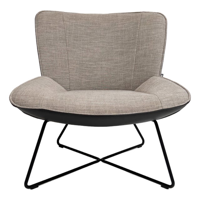 Leather 383 Chair by Joachim Nees for Rolf Benz, 2000 For Sale