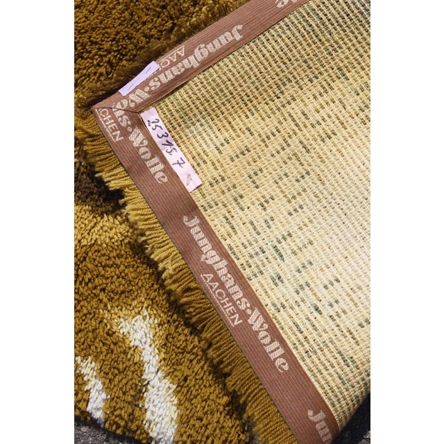 Vintage Shaggy Wool Rug from Junghans, 1970s For Sale - Image 10 of 11