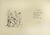 Orfeo Tamburi, Night Time Lithograph Edition 16/40, 1945, Lithograph For Sale