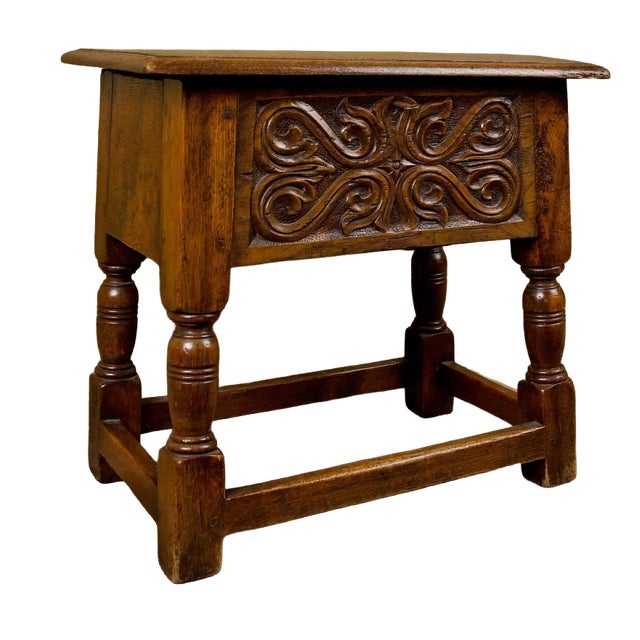 Antique Oak Chest, 1800s For Sale