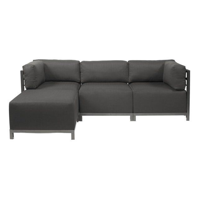 Axis 4pc Sectional Sterling Charcoal Titanium Frame For Sale