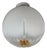Space Age Sphere Ceiling Lamp in Murano Glass from Mazzega, 1970s For Sale
