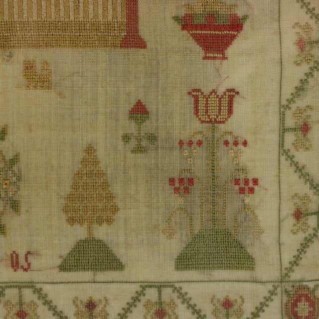 Antique Scottish Sampler, 1805, by Eliza McKune For Sale - Image 17 of 18