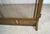 1960’s Hollywood Regency Solid Brass Fireplace Mesh Screen For Sale - Image 12 of 12