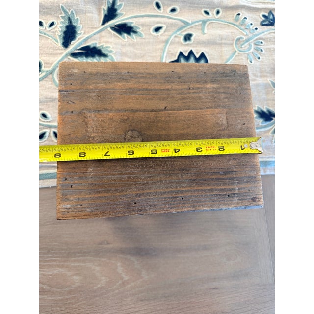 Rustic Wood Tabletop Riser For Sale - Image 4 of 8