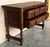 Wood 19th Century Catalan Spanish Carved Walnut Console Sofa Table, Four Drawers For Sale - Image 7 of 11