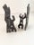 Metal Signed Jason McLeod Studio Craft Torch-Cut Steel Bookends, Dated 1992 For Sale - Image 7 of 9