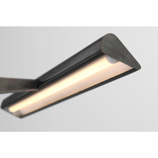 2020s Ian K. Fowler for Visual Comfort Signature Petrel 18" Picture Light in Bronze For Sale - Image 5 of 6