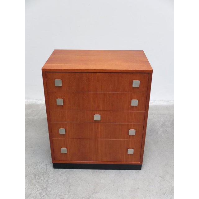 Wood Vintage Teak Commode by Alfred Hendrickx for Belform, 1960s For Sale - Image 7 of 18