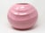 Vintage Haeger rose pink glazed spherical pottery vase.