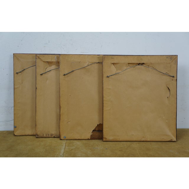 4 Antique J Redington London Shakespeare Theatrical Tinsel Etching Prints 13" For Sale - Image 14 of 14