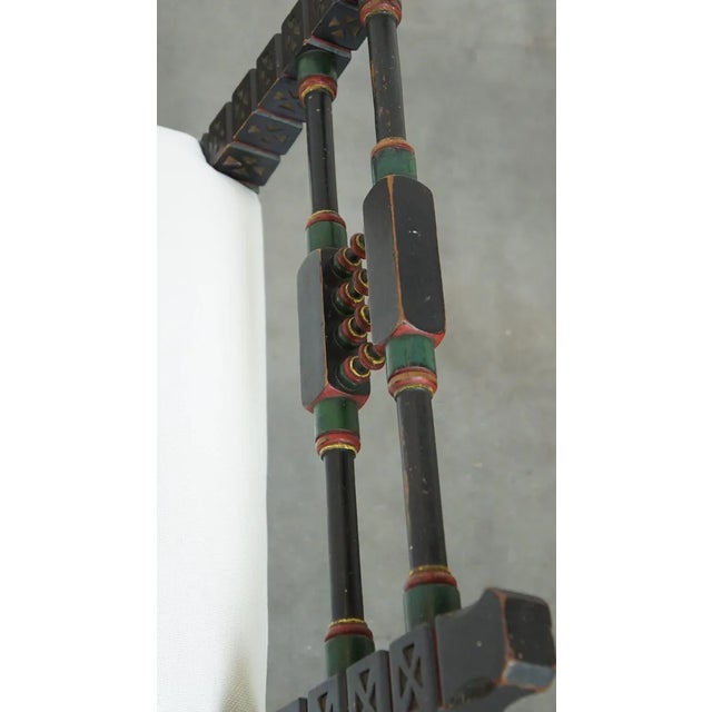 Black Late 19th Century Window Bench For Sale - Image 8 of 13