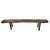 Brown Antique Italian Wooden Bench, 1890s For Sale - Image 8 of 8