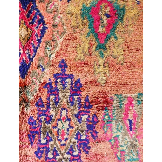 1980s Moroccan Tribal Wool Rug - 8.7 X 6.4 Ft For Sale - Image 5 of 6