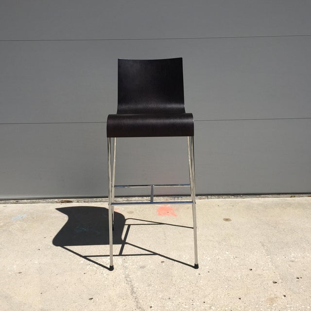 Mid-Century Modern Compasso d'Oro Barstools by Enrico Franzolini - Set of 3 For Sale - Image 3 of 12