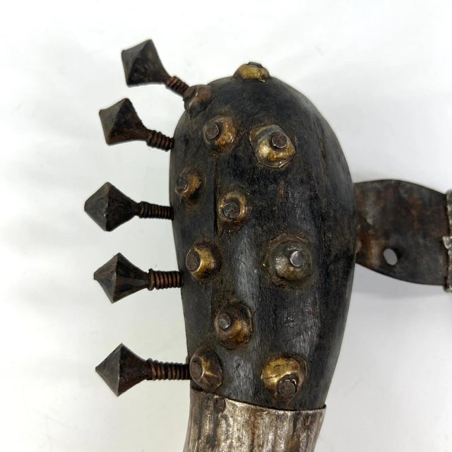 African Early 20th Century Bamun Knife Axe Cameroon For Sale - Image 3 of 6