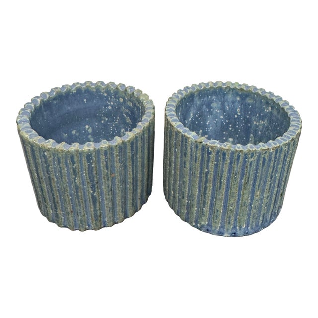 Arne Bang Denmark 1940 Pair of Stoneware Vases For Sale