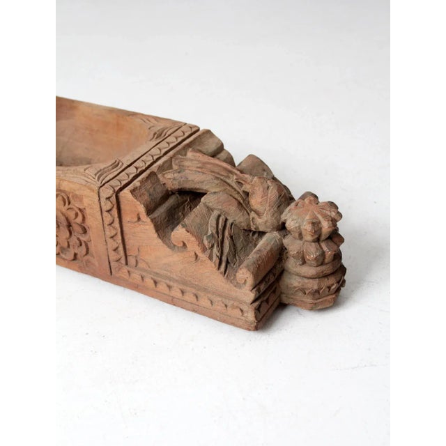 Antique Carved Wooden Centerpiece For Sale - Image 10 of 12