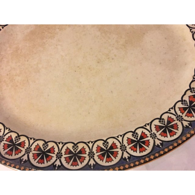 Mid-Century Modern Old Decorative English Minton Serving Platter For Sale - Image 3 of 9