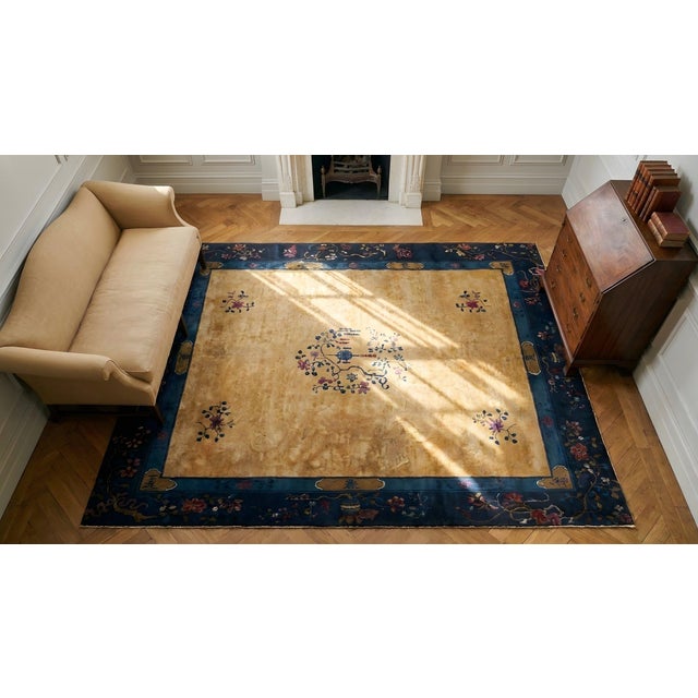 1920s Chinese Art Deco Carpet For Sale - Image 14 of 15